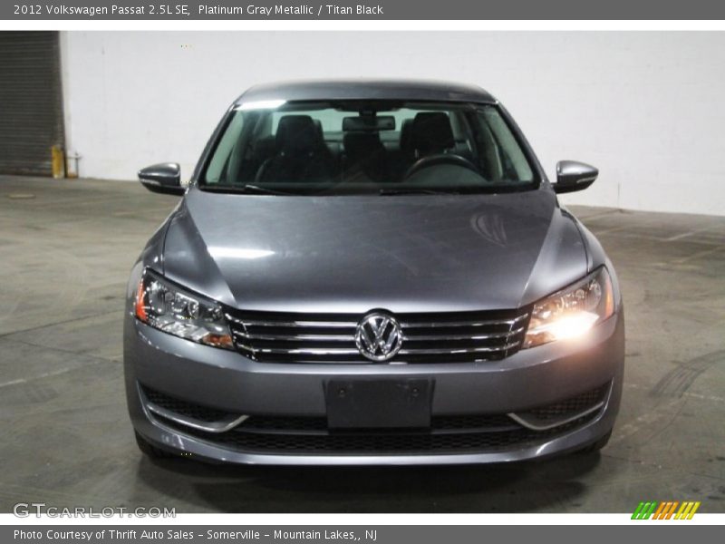 Platinum Gray Metallic / Titan Black 2012 Volkswagen Passat 2.5L SE