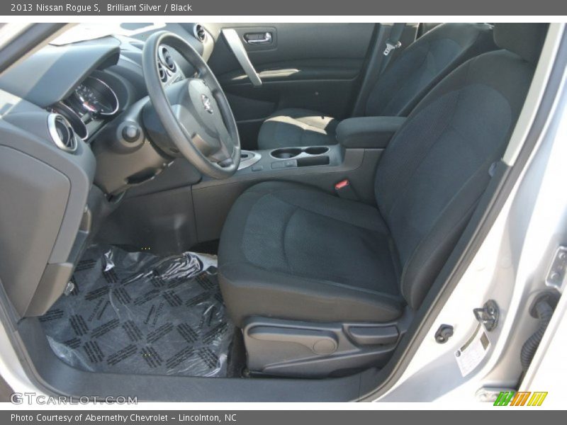 Brilliant Silver / Black 2013 Nissan Rogue S