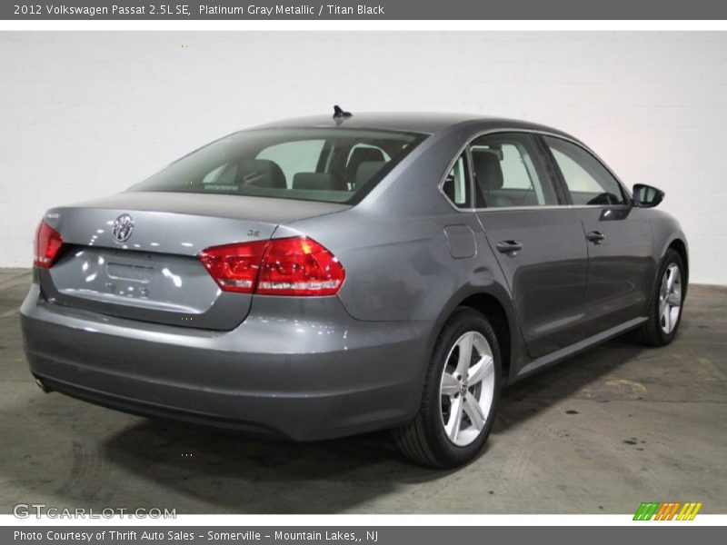 Platinum Gray Metallic / Titan Black 2012 Volkswagen Passat 2.5L SE