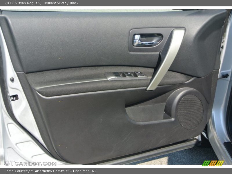 Brilliant Silver / Black 2013 Nissan Rogue S