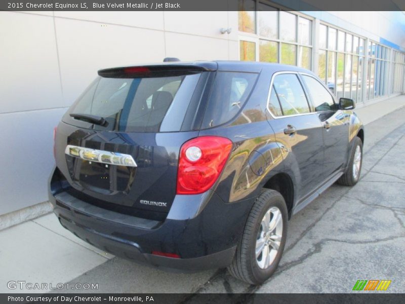 Blue Velvet Metallic / Jet Black 2015 Chevrolet Equinox LS