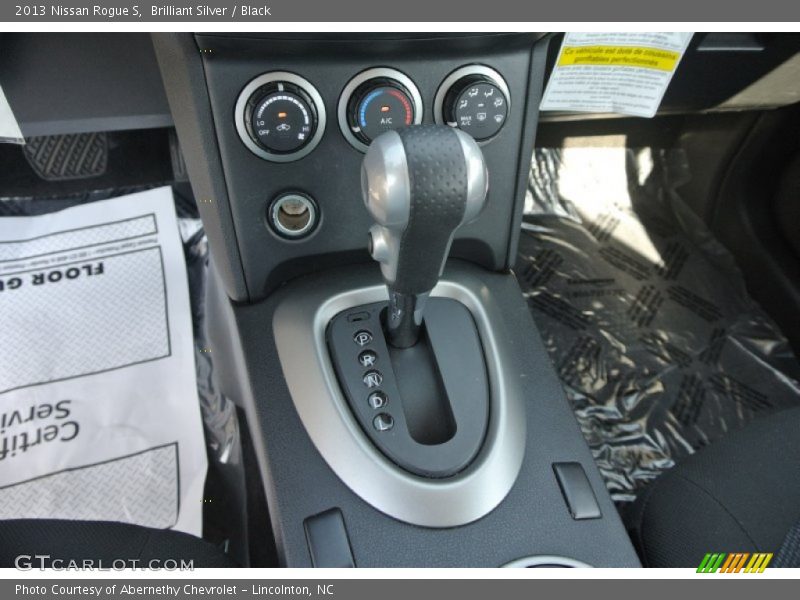 Brilliant Silver / Black 2013 Nissan Rogue S