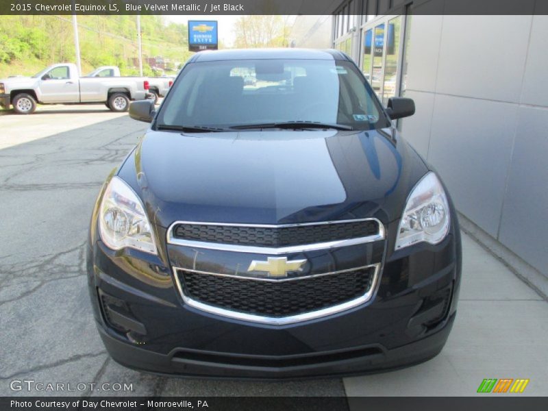 Blue Velvet Metallic / Jet Black 2015 Chevrolet Equinox LS