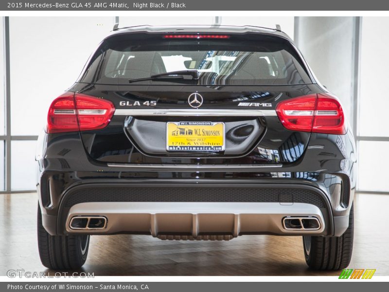 Night Black / Black 2015 Mercedes-Benz GLA 45 AMG 4Matic