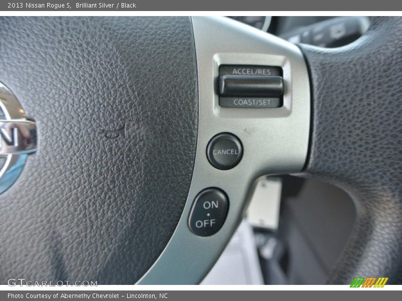 Brilliant Silver / Black 2013 Nissan Rogue S