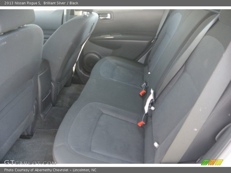 Brilliant Silver / Black 2013 Nissan Rogue S