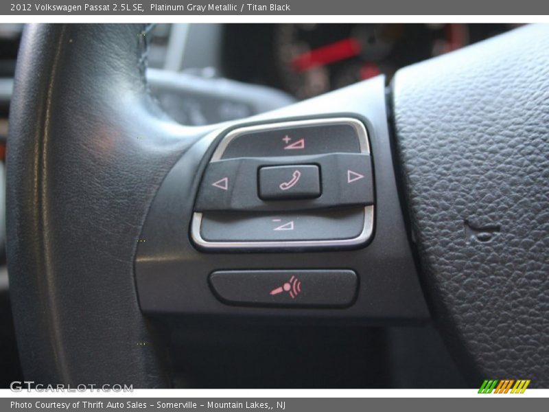 Platinum Gray Metallic / Titan Black 2012 Volkswagen Passat 2.5L SE