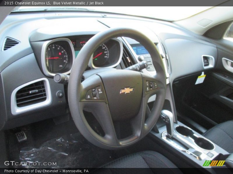 Blue Velvet Metallic / Jet Black 2015 Chevrolet Equinox LS