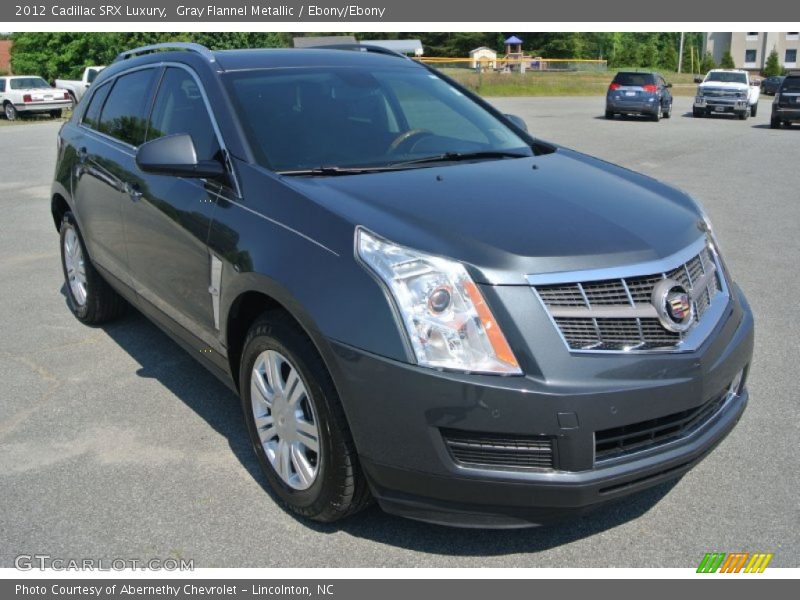 Gray Flannel Metallic / Ebony/Ebony 2012 Cadillac SRX Luxury