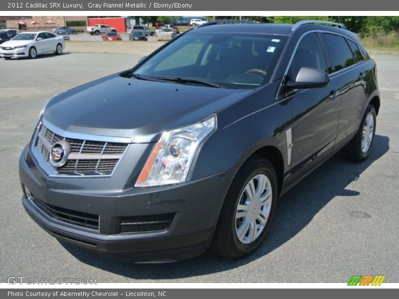 Gray Flannel Metallic / Ebony/Ebony 2012 Cadillac SRX Luxury