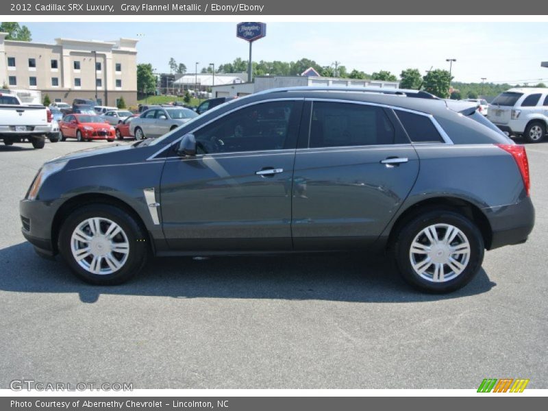 Gray Flannel Metallic / Ebony/Ebony 2012 Cadillac SRX Luxury