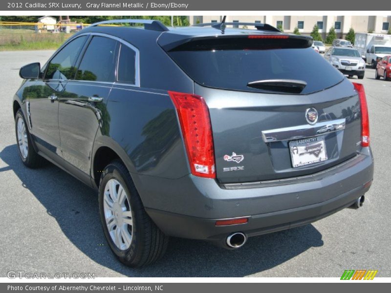 Gray Flannel Metallic / Ebony/Ebony 2012 Cadillac SRX Luxury