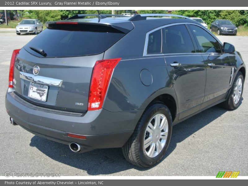 Gray Flannel Metallic / Ebony/Ebony 2012 Cadillac SRX Luxury