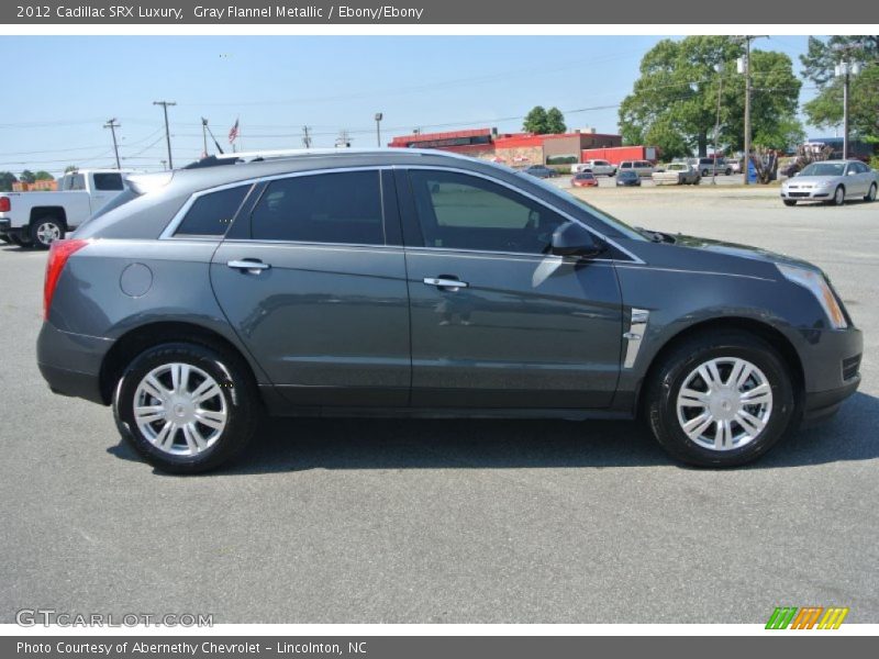 Gray Flannel Metallic / Ebony/Ebony 2012 Cadillac SRX Luxury