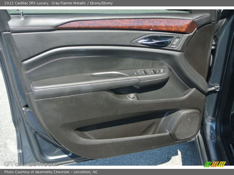 Gray Flannel Metallic / Ebony/Ebony 2012 Cadillac SRX Luxury