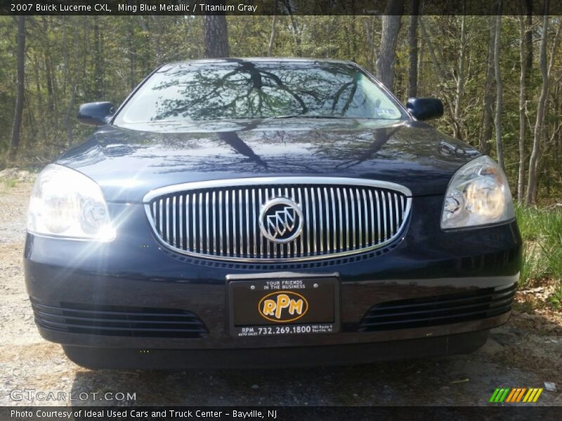 Ming Blue Metallic / Titanium Gray 2007 Buick Lucerne CXL