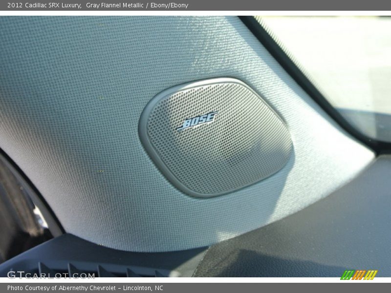 Gray Flannel Metallic / Ebony/Ebony 2012 Cadillac SRX Luxury