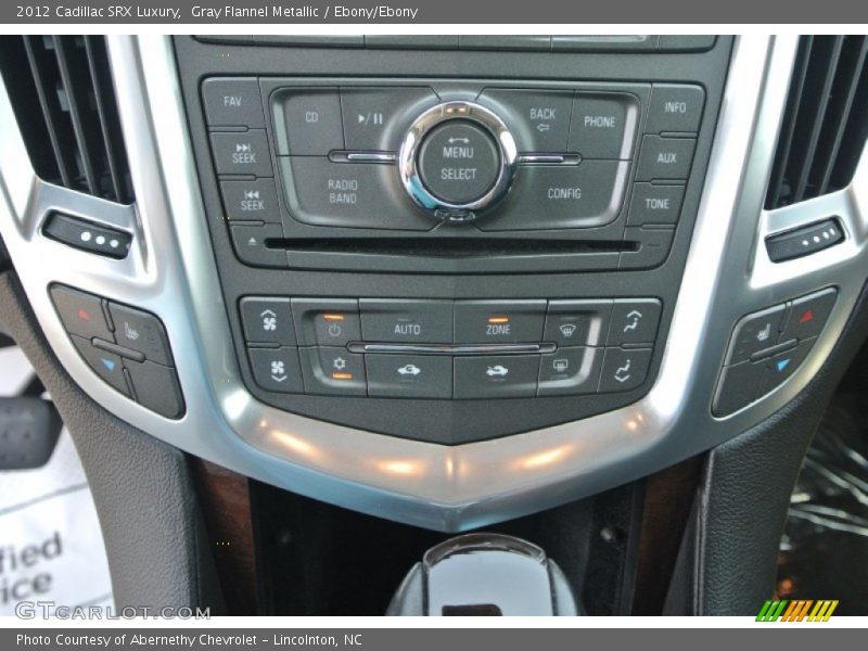 Gray Flannel Metallic / Ebony/Ebony 2012 Cadillac SRX Luxury