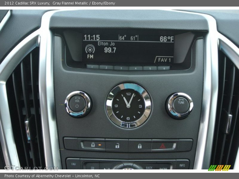 Gray Flannel Metallic / Ebony/Ebony 2012 Cadillac SRX Luxury