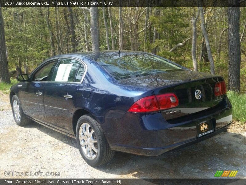 Ming Blue Metallic / Titanium Gray 2007 Buick Lucerne CXL