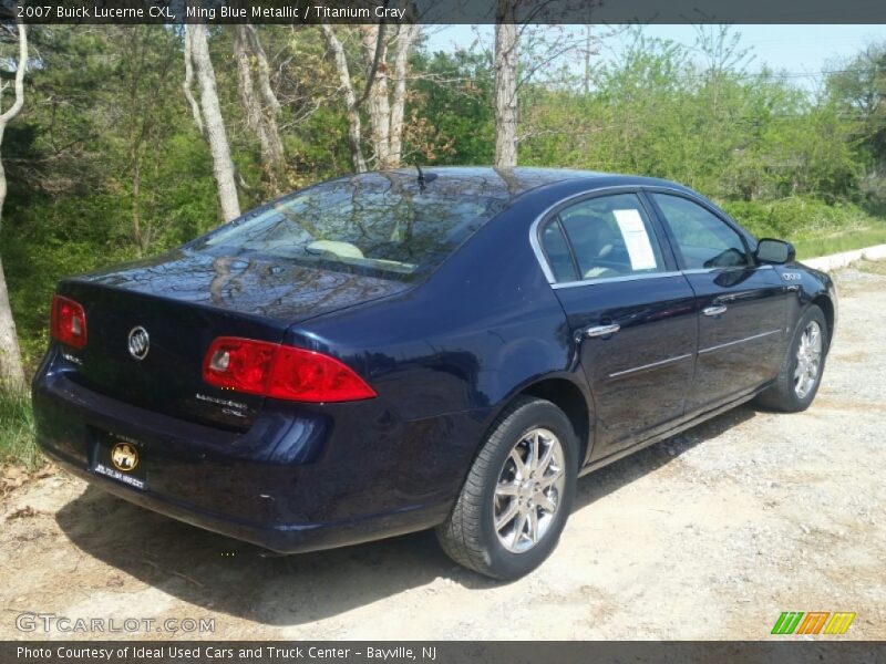 Ming Blue Metallic / Titanium Gray 2007 Buick Lucerne CXL