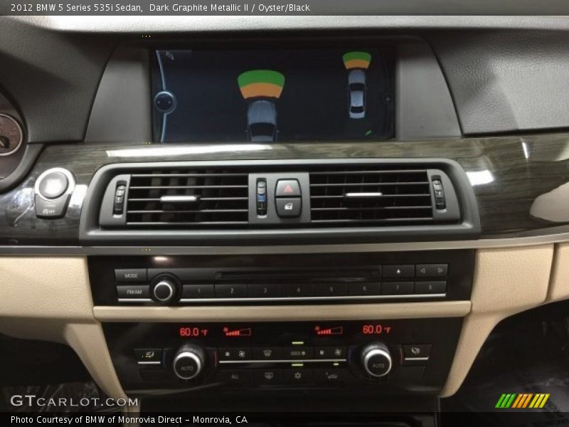 Dark Graphite Metallic II / Oyster/Black 2012 BMW 5 Series 535i Sedan