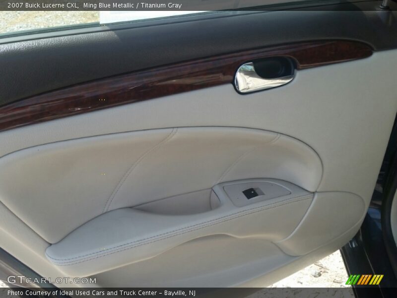Ming Blue Metallic / Titanium Gray 2007 Buick Lucerne CXL