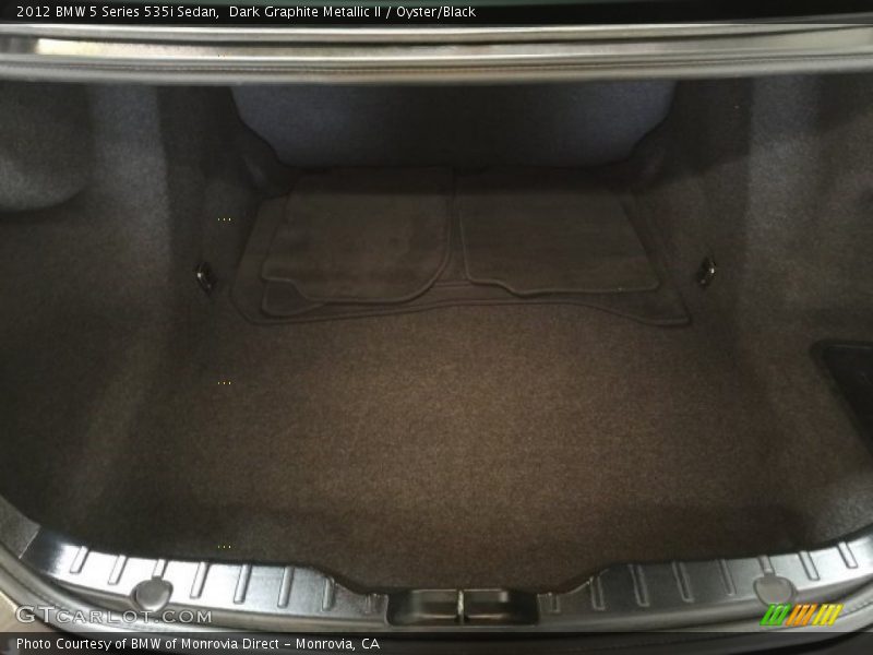 Dark Graphite Metallic II / Oyster/Black 2012 BMW 5 Series 535i Sedan