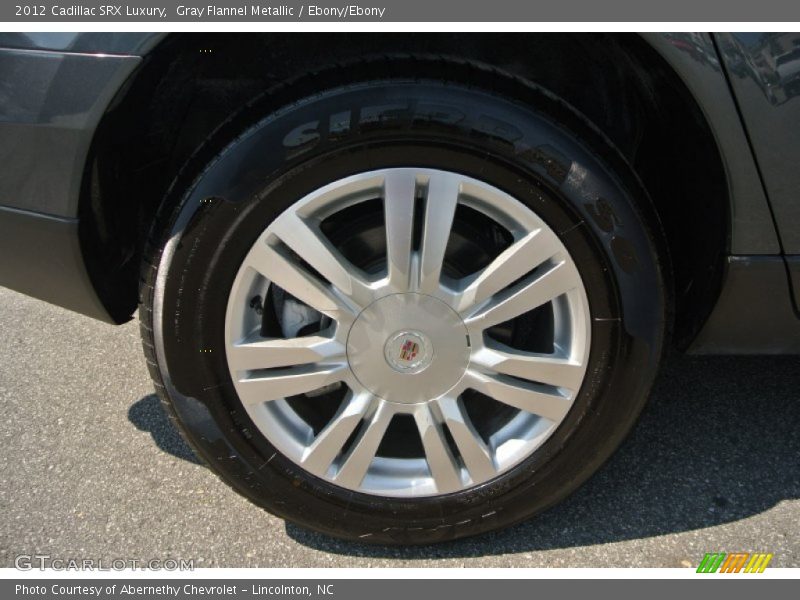 Gray Flannel Metallic / Ebony/Ebony 2012 Cadillac SRX Luxury