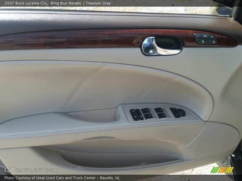 Ming Blue Metallic / Titanium Gray 2007 Buick Lucerne CXL