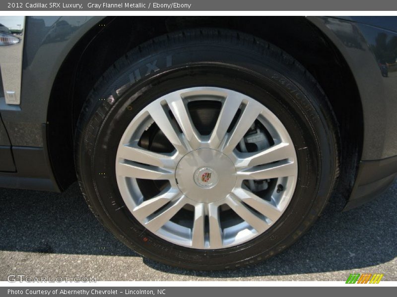 Gray Flannel Metallic / Ebony/Ebony 2012 Cadillac SRX Luxury