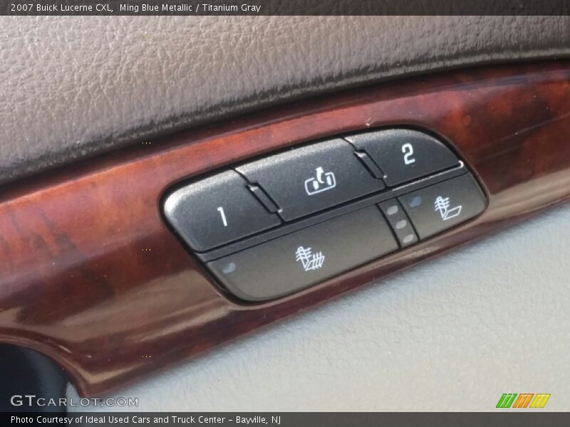 Ming Blue Metallic / Titanium Gray 2007 Buick Lucerne CXL