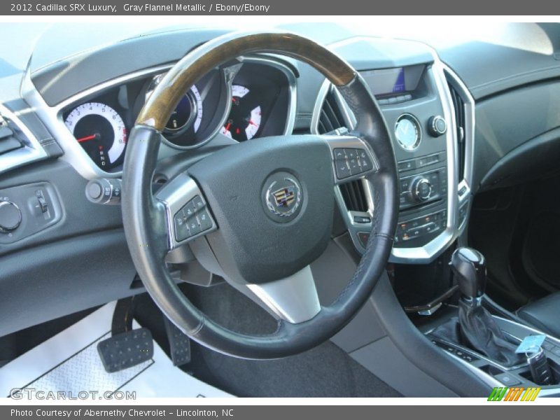 Gray Flannel Metallic / Ebony/Ebony 2012 Cadillac SRX Luxury