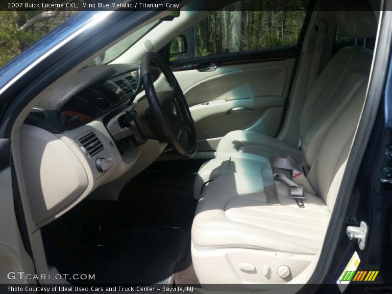 Ming Blue Metallic / Titanium Gray 2007 Buick Lucerne CXL