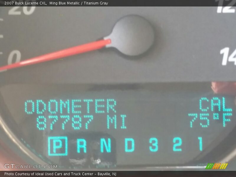 Ming Blue Metallic / Titanium Gray 2007 Buick Lucerne CXL