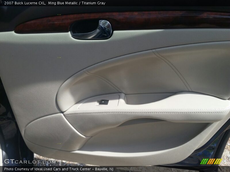 Ming Blue Metallic / Titanium Gray 2007 Buick Lucerne CXL