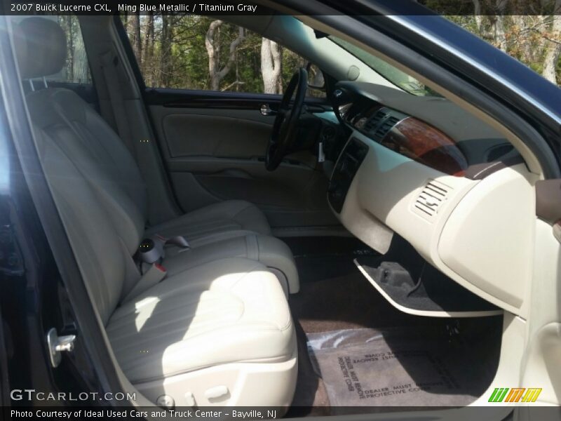 Ming Blue Metallic / Titanium Gray 2007 Buick Lucerne CXL