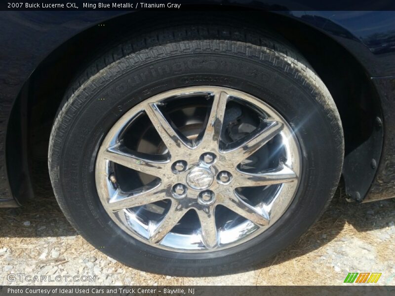 Ming Blue Metallic / Titanium Gray 2007 Buick Lucerne CXL