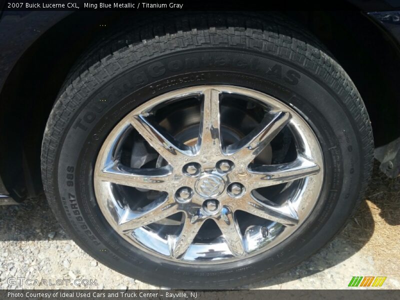 Ming Blue Metallic / Titanium Gray 2007 Buick Lucerne CXL