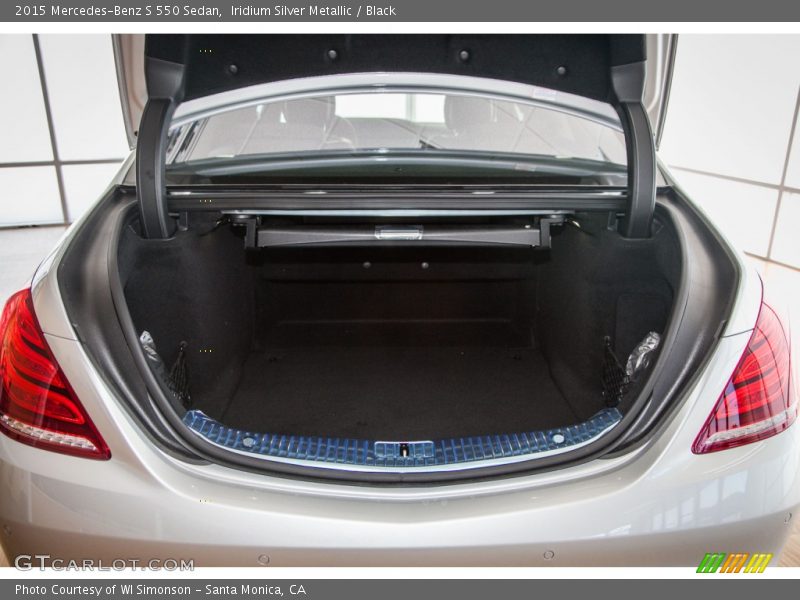 Iridium Silver Metallic / Black 2015 Mercedes-Benz S 550 Sedan
