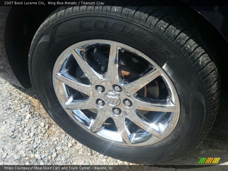Ming Blue Metallic / Titanium Gray 2007 Buick Lucerne CXL