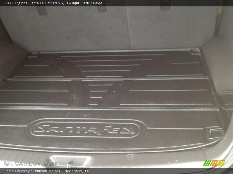 Twilight Black / Beige 2012 Hyundai Santa Fe Limited V6