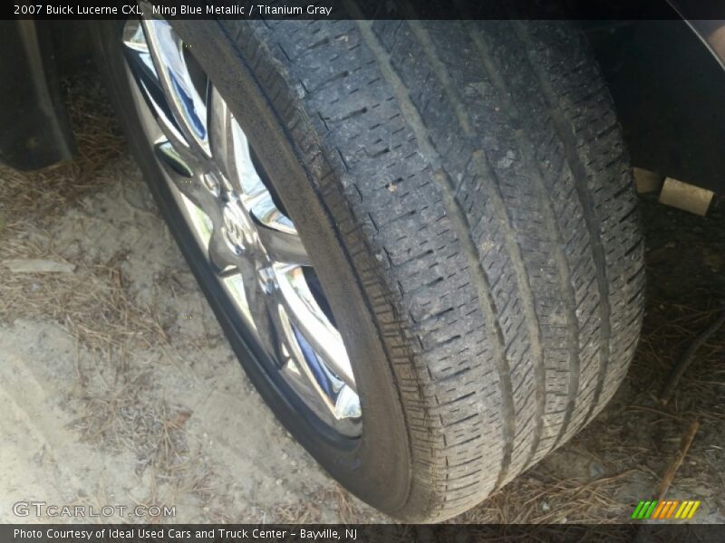 Ming Blue Metallic / Titanium Gray 2007 Buick Lucerne CXL