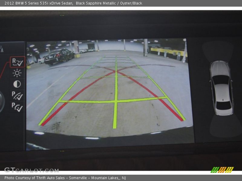 Black Sapphire Metallic / Oyster/Black 2012 BMW 5 Series 535i xDrive Sedan