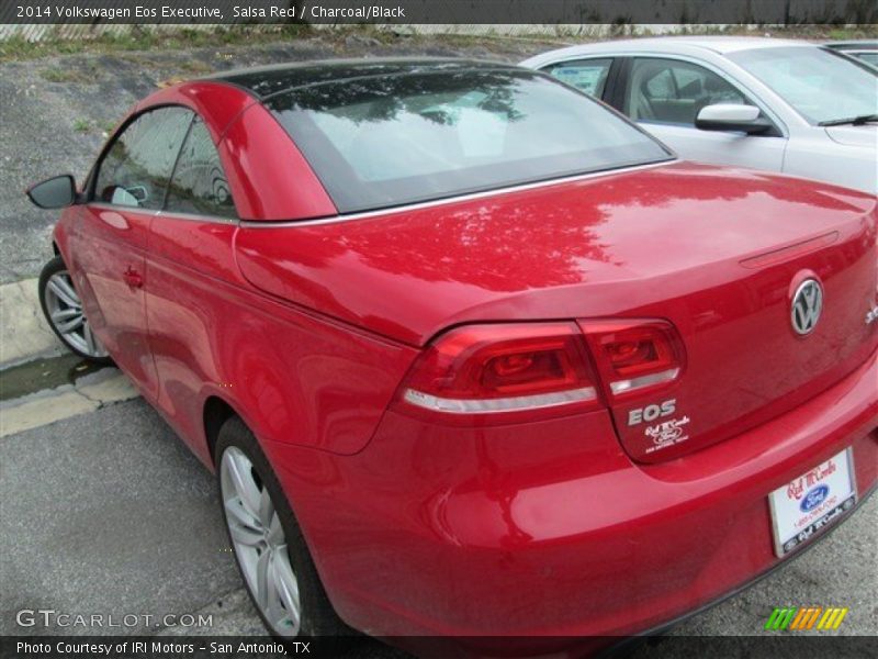 Salsa Red / Charcoal/Black 2014 Volkswagen Eos Executive