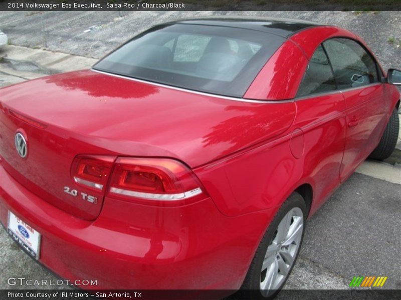 Salsa Red / Charcoal/Black 2014 Volkswagen Eos Executive
