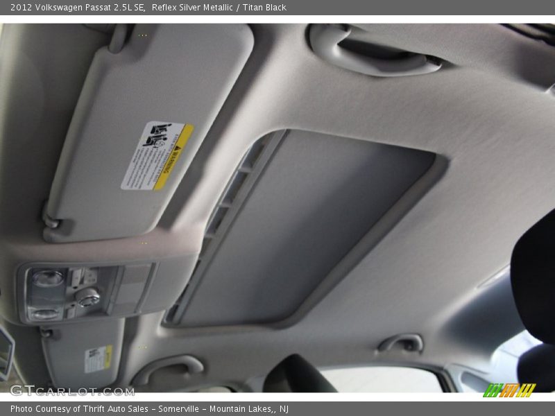 Reflex Silver Metallic / Titan Black 2012 Volkswagen Passat 2.5L SE