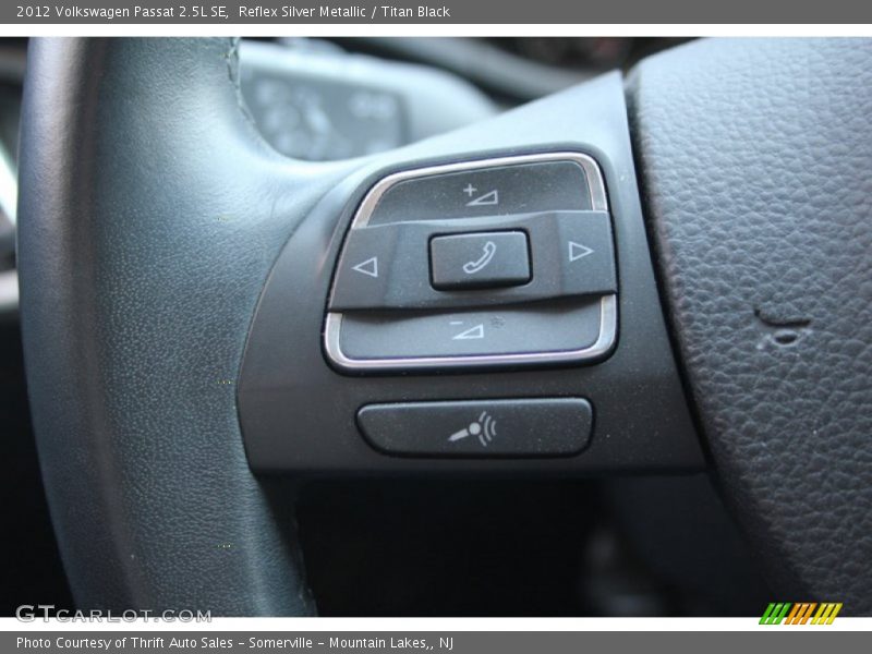 Reflex Silver Metallic / Titan Black 2012 Volkswagen Passat 2.5L SE