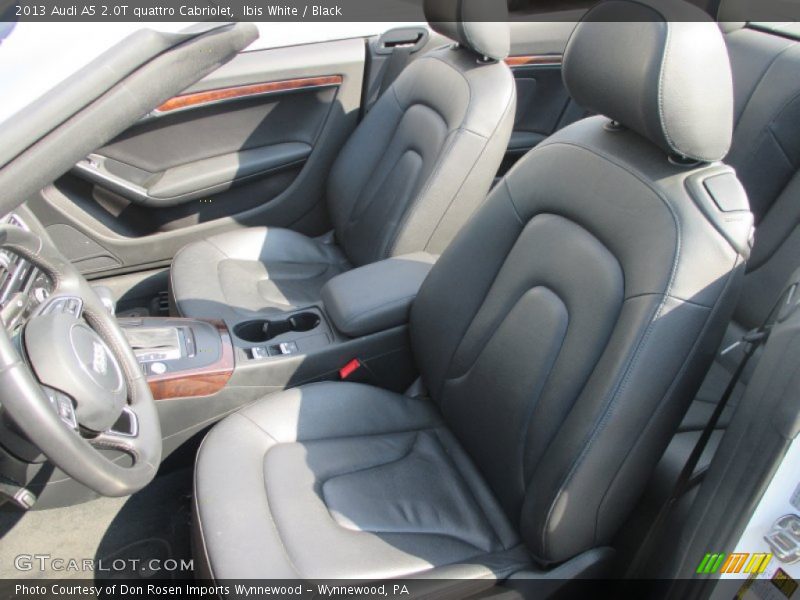 Ibis White / Black 2013 Audi A5 2.0T quattro Cabriolet