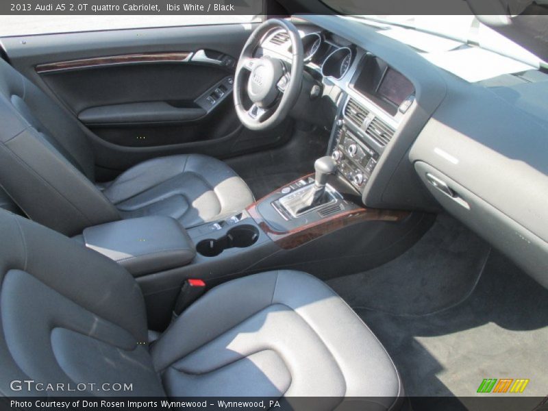 Ibis White / Black 2013 Audi A5 2.0T quattro Cabriolet